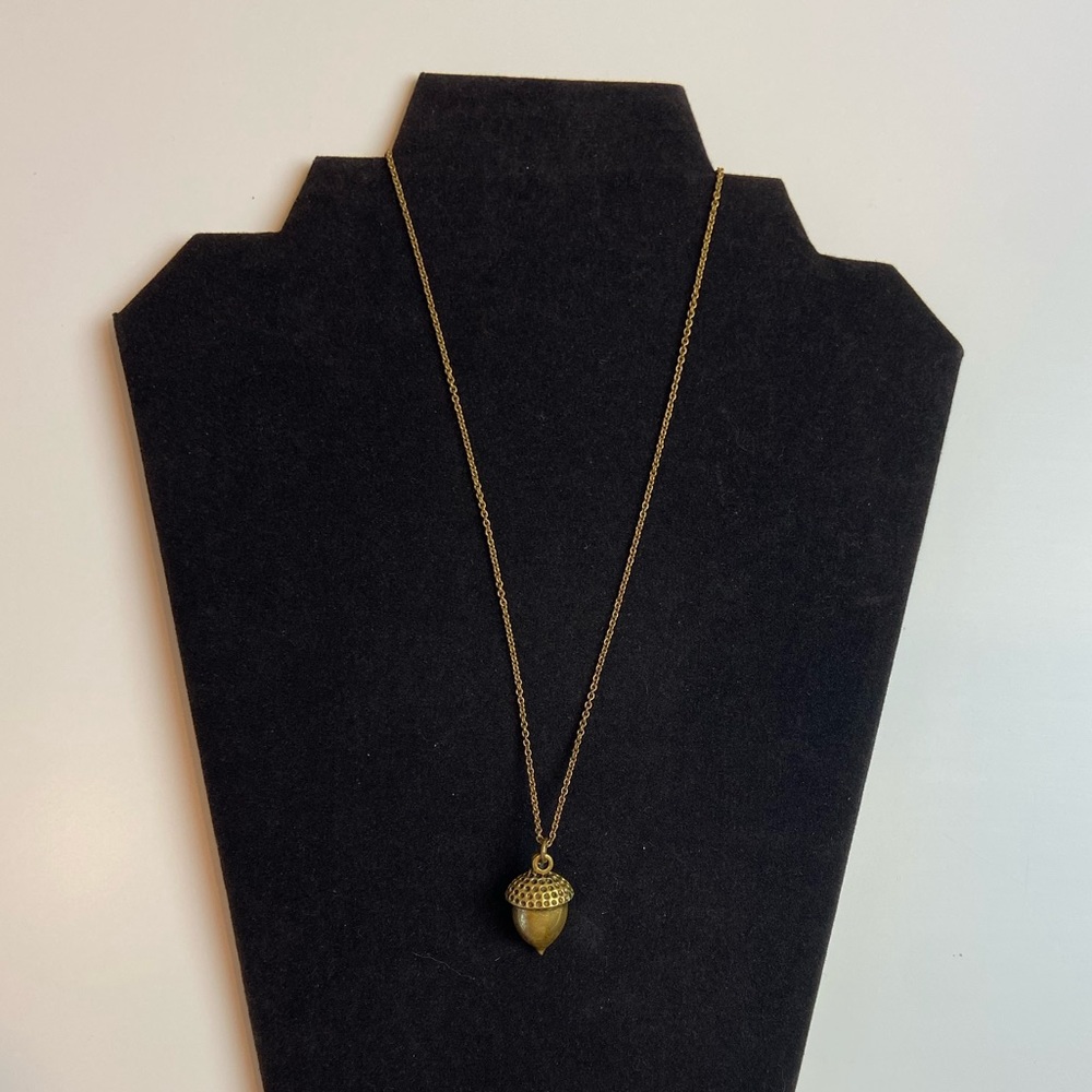 Bronze Acorn Necklace